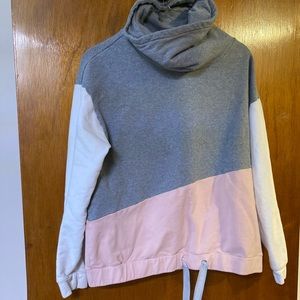 Bench sweatshirt grey/pink/white L